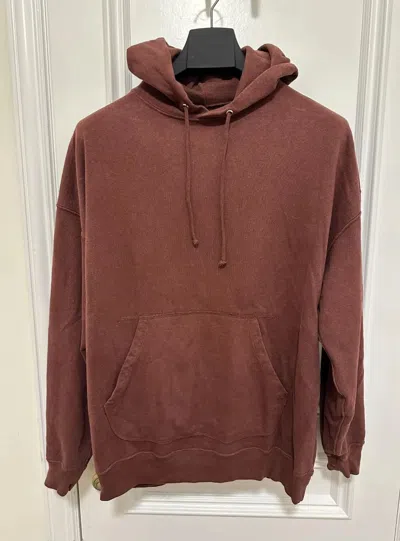 Pre-owned Evan Kinori Hemp + Cotton Hoodie With Lady White Co In Red