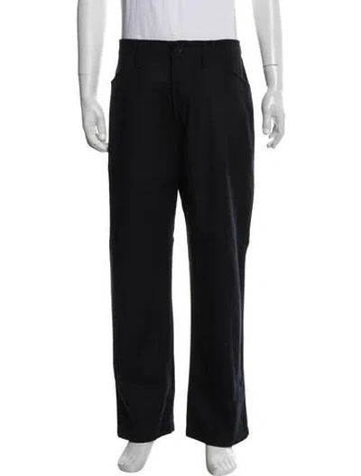 Pre-owned Evan Kinori Pants In Black