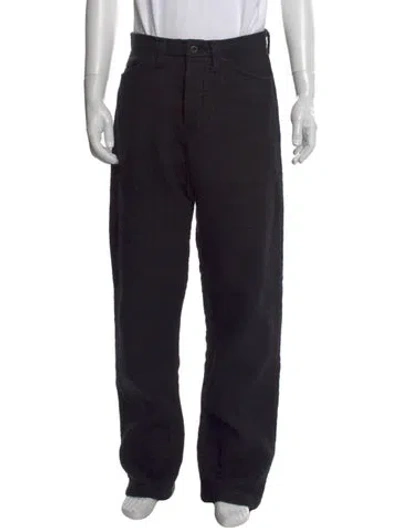 Pre-owned Evan Kinori Pants In Black
