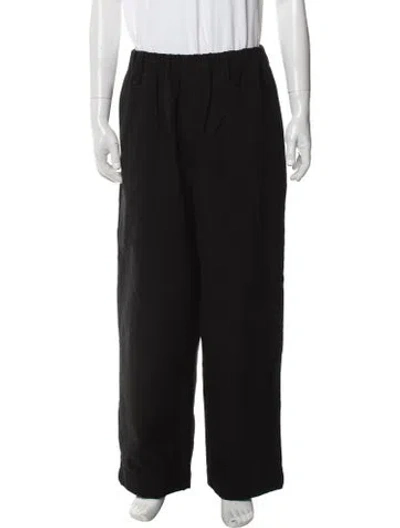 Pre-owned Evan Kinori Pants In Black