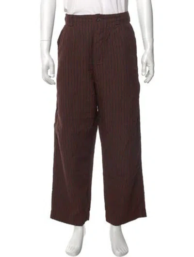 Pre-owned Evan Kinori Pants In Brown