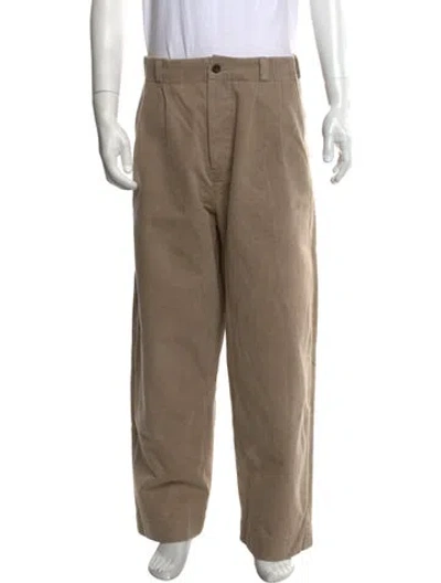 Pre-owned Evan Kinori Pants In Brown