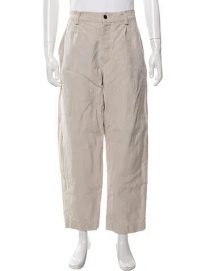 Pre-owned Evan Kinori Pants In Neutrals