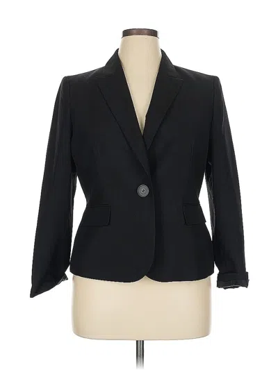 Pre-owned Evan Picone Blazer Jacket In Black