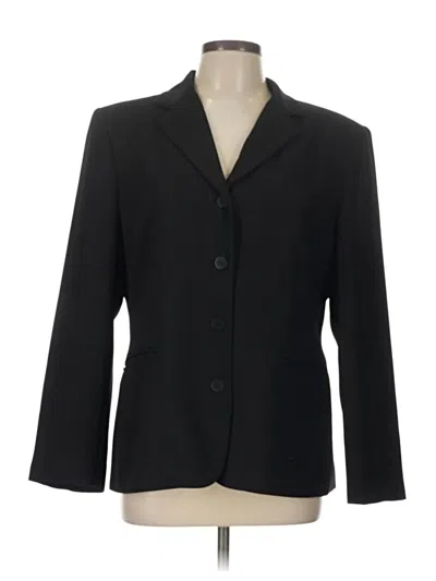 Pre-owned Evan Picone Blazer Jacket In Black