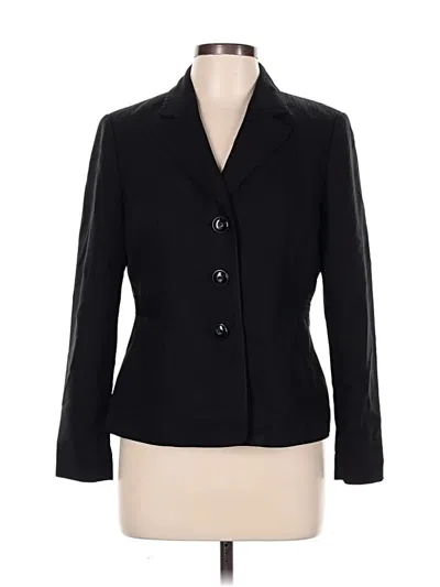 Pre-owned Evan Picone Blazer Jacket In Black