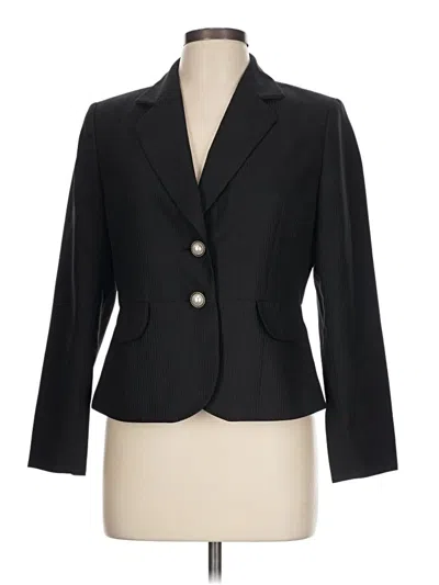 Pre-owned Evan Picone Blazer Jacket In Black