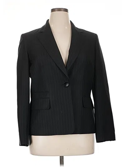 Pre-owned Evan Picone Blazer Jacket In Black