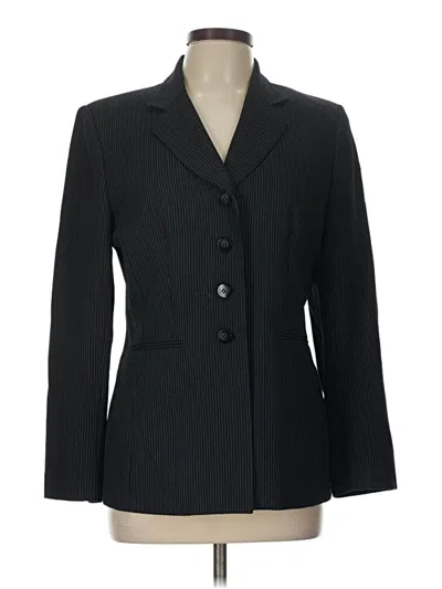 Pre-owned Evan Picone Blazer Jacket In Black