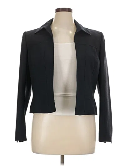 Pre-owned Evan Picone Blazer Jacket In Black