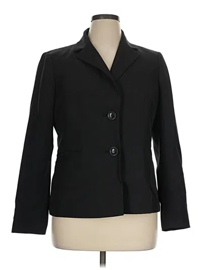 Pre-owned Evan Picone Blazer Jacket In Black