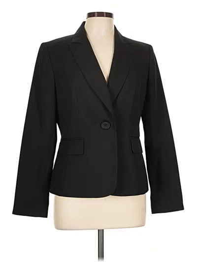 Pre-owned Evan Picone Blazer Jacket In Black