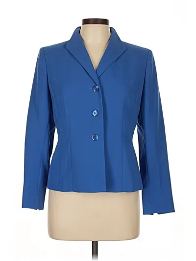 Pre-owned Evan Picone Blazer Jacket In Blue