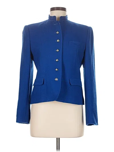 Pre-owned Evan Picone Blazer Jacket In Blue
