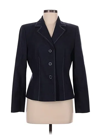 Pre-owned Evan Picone Blazer Jacket In Blue