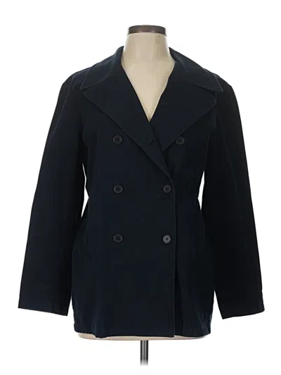 Pre-owned Evan Picone Blazer Jacket In Blue