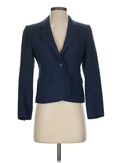 Pre-owned Evan Picone Blazer Jacket In Blue