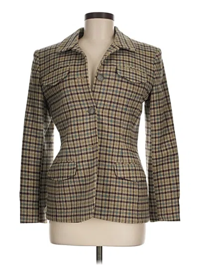 Pre-owned Evan Picone Blazer Jacket In Brown