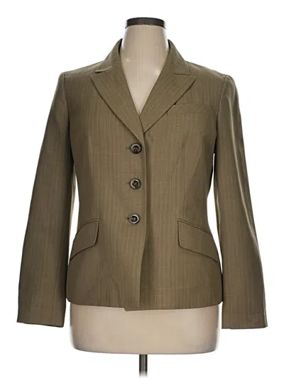 Pre-owned Evan Picone Blazer Jacket In Brown