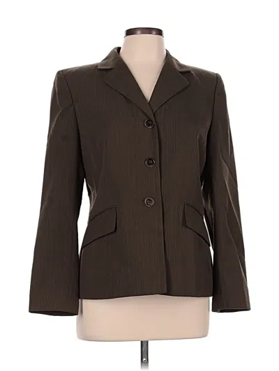 Pre-owned Evan Picone Blazer Jacket In Brown