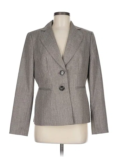 Pre-owned Evan Picone Blazer Jacket In Gray