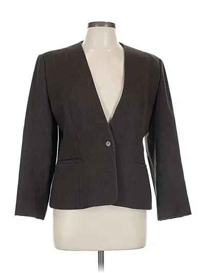 Pre-owned Evan Picone Blazer Jacket In Gray