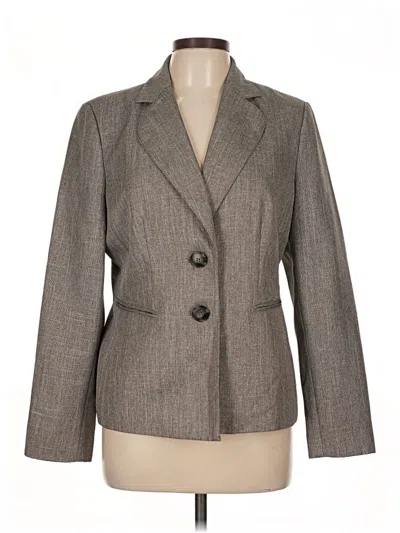 Pre-owned Evan Picone Blazer Jacket In Gray