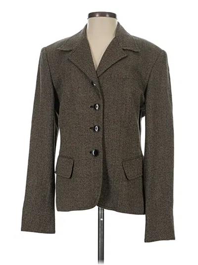 Pre-owned Evan Picone Blazer Jacket In Gray