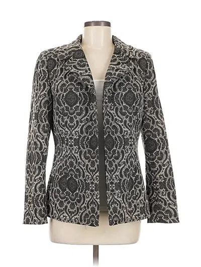 Pre-owned Evan Picone Blazer Jacket In Gray