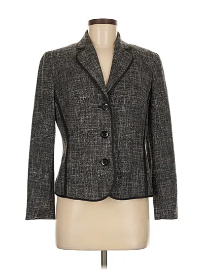 Pre-owned Evan Picone Blazer Jacket In Gray