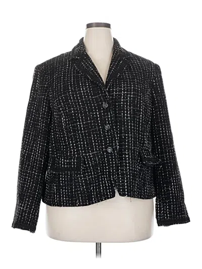 Pre-owned Evan Picone Blazer Jacket In Gray