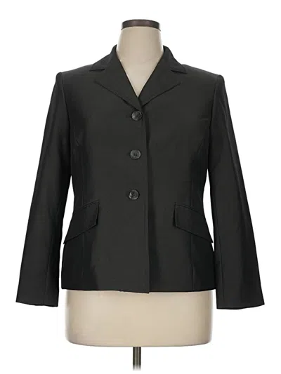 Pre-owned Evan Picone Blazer Jacket In Gray