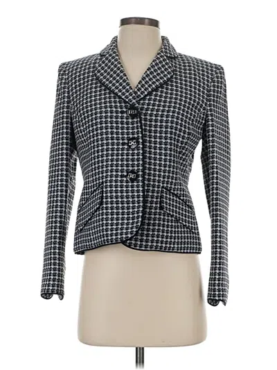 Pre-owned Evan Picone Blazer Jacket In Gray
