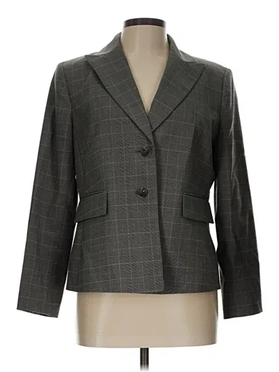 Pre-owned Evan Picone Blazer Jacket In Gray