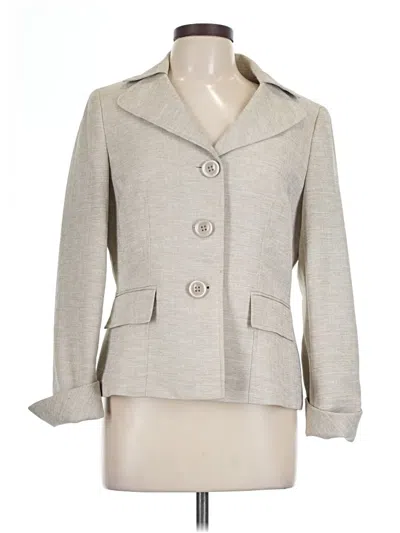 Pre-owned Evan Picone Blazer Jacket In Gray