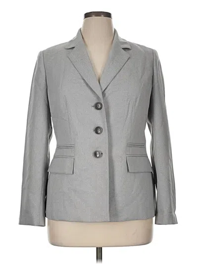 Pre-owned Evan Picone Blazer Jacket In Gray