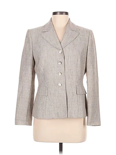 Pre-owned Evan Picone Blazer Jacket In Gray