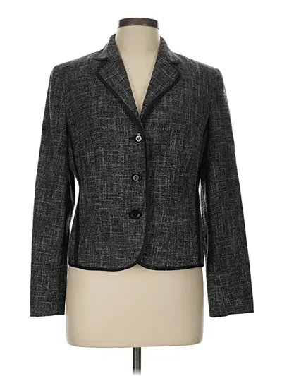 Pre-owned Evan Picone Blazer Jacket In Gray