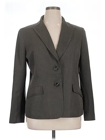 Pre-owned Evan Picone Blazer Jacket In Gray