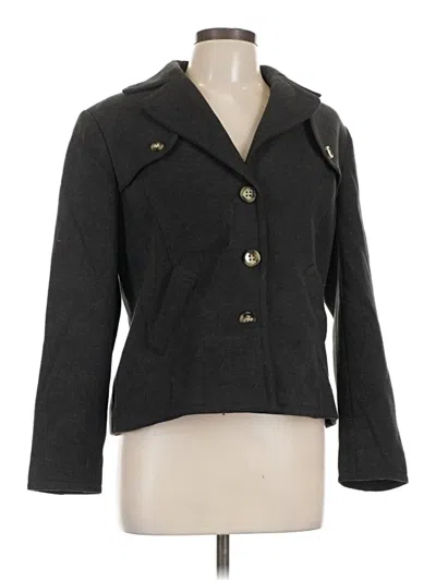 Pre-owned Evan Picone Blazer Jacket In Gray