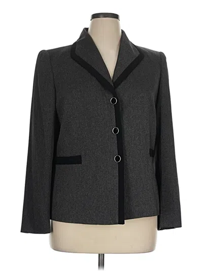 Pre-owned Evan Picone Blazer Jacket In Gray