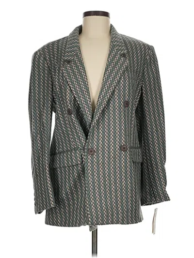 Pre-owned Evan Picone Blazer Jacket In Gray