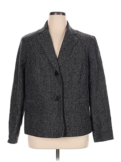 Pre-owned Evan Picone Blazer Jacket In Gray