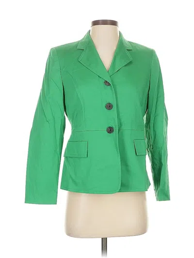 Pre-owned Evan Picone Blazer Jacket In Green