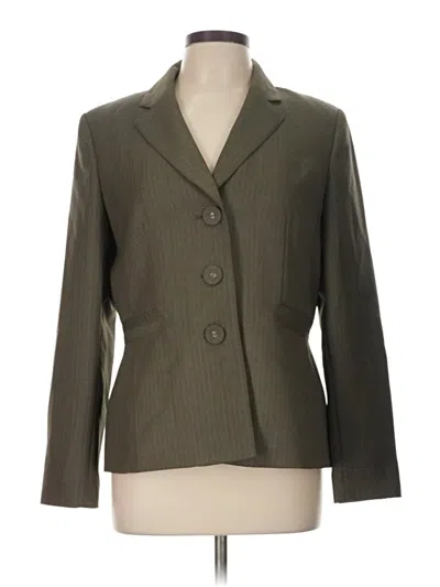 Pre-owned Evan Picone Blazer Jacket In Green