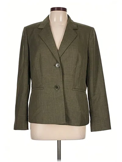 Pre-owned Evan Picone Blazer Jacket In Green