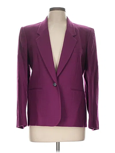 Pre-owned Evan Picone Blazer Jacket In Purple