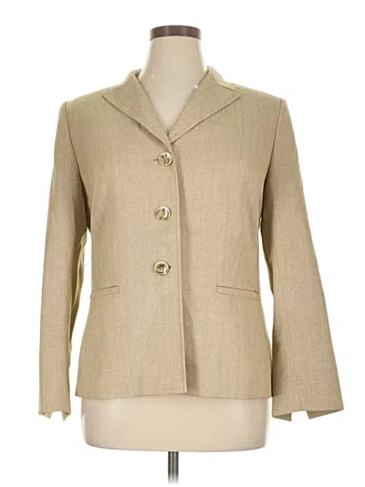 Pre-owned Evan Picone Blazer Jacket In Tan