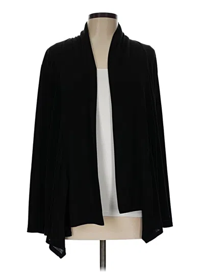 Pre-owned Evan Picone Cardigan Sweater In Black