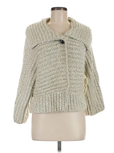 Pre-owned Evan Picone Cardigan Sweater In Ivory